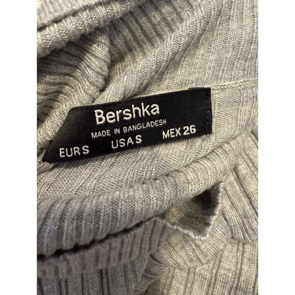 Bershka Grey‎ Slim Fit Turtleneck Sweater - Picture 4 of 5